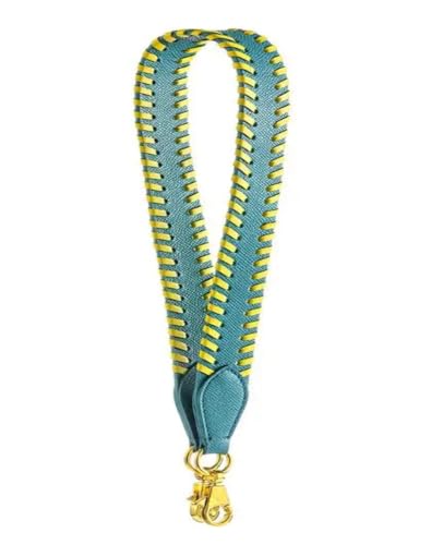 Correa de piel de becerro de 71cm para bolso de hombro trenzado