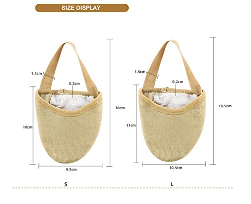 Ballet Dance Shoes Toe Pads, 1 Pair Elastic Toe Pouches Pad Soft Toe Cap Cover Toe Protectors, Anti-Slip Half Sole Ballet Pointe Shoes Socks Half Toe Shoe Sole Socks for Women Men Girls Boys2