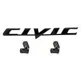 3D Metal Civic Car Emblem Badge Car Badge Decals Logo Trunk Lid Decoration Stylish...