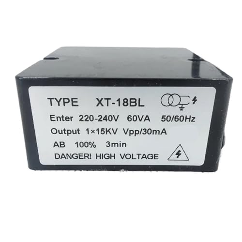 Transformador de encendido XT18BL de un solo electrodo para quemador de gas licuado