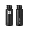 IRON °FLASK Sports Water Bottle - 32 Oz 3 Lids (Straw Lid), Leak Proof - Stainless Steel Gym & Sport Bottles for Men, Women & Kids - Double Walled, Insulated Thermos, Metal Canteen