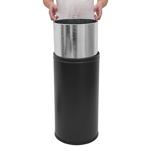 Caneca de basura comercial redonda abierta 15.5 gal miniatura 6