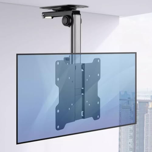 Support plafond TV réglable pour suspendre un écran sans percer les murs