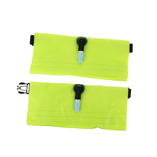 BESTonZON 2pcs Inflatable Swim Pouch Portable Life Saving Buoy for Outdoor Swimming Lightweight and Durable Design for Easy Carrying and Storage for Pool and Beach Activities