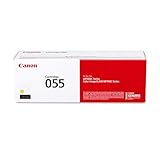 Canon Genuine Toner, Cartridge 055 Yellow (3013C001) 1 Pack, for Canon Color imageCLASS MF741Cdw, MF743Cdw, MF745Cdw, MF746Cdw,LBP664Cdw Laser Printers