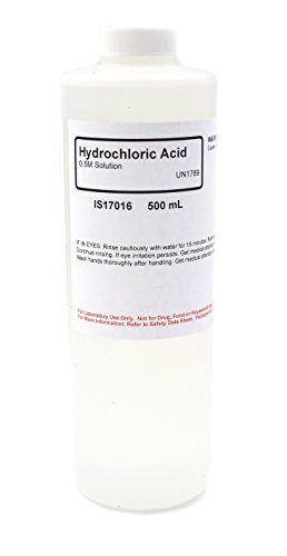 Hydrochloric Acid Solution, 0.5M, 500mL - The Curated Chemical Collection