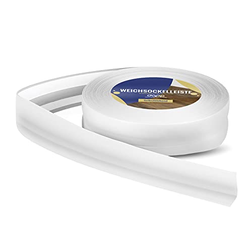 DQ-PP WEICHSOCKELLEISTE | 10m | weiss | 32x23mm | PVC | selbstklebend |...