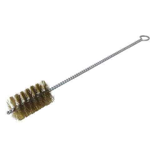 Image of Brush Research 84 Ring Handle Tube Brush, Brass, 2 inch Diameter x 18 inch Overall Length (Pack of 1)