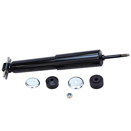 Image of Detroit Axle - 2 Front Shock Absorbers for 2003-2022 Chevrolet Express GMC Savana 2500 3500, 2016-2022 Savana 4500, Shocks 2017 2018 2019 2020 2021 Replacement