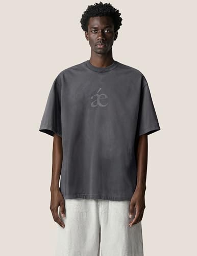 Aelfric Eden Mens Acid Wash T Shirts Oversized Heavyweight Cotton Vintage Tees Streetwear Casual Short Sleeve Tops3