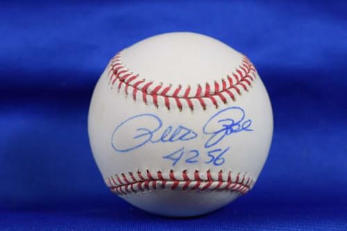 Pete Rose Mounted Memories COA Autograph Major League Signed Baseball