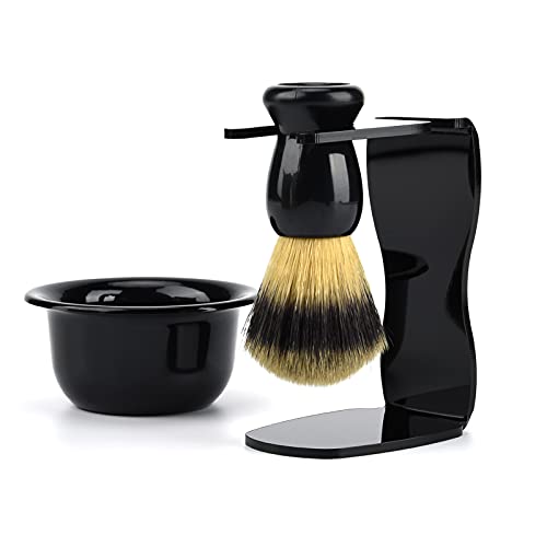 Fankutoys 3 in 1 men's shaving brush set-shaving soap b…