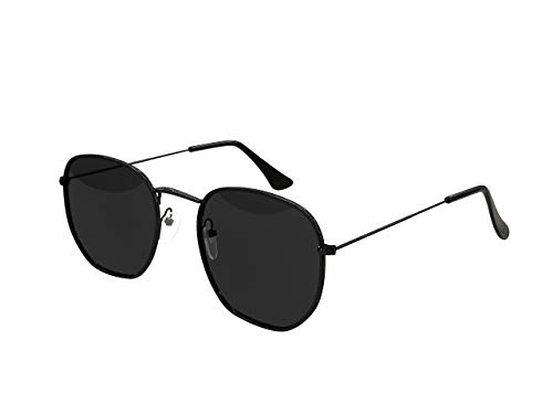 Tantino Small Round Sunglasses Women and Men Geometric Octagon Flat Metal Hexagon Square Retro Sun glasses UV400 Protection3