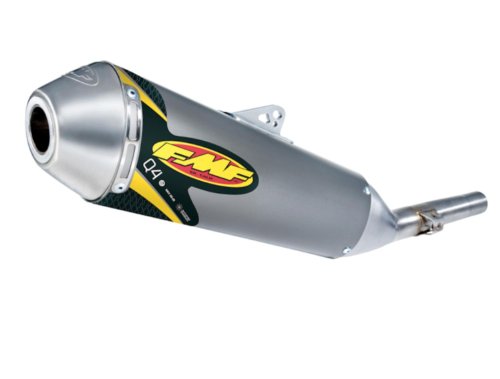 FMF Racing 044442 Q4 Spark Arrestor Slip-On - Stainless Midpipe