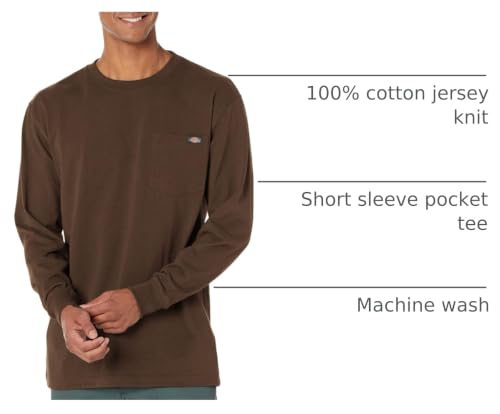 Image of Dickies Men's Big and Tall Long Sleeve Heavyweight Crew Neck