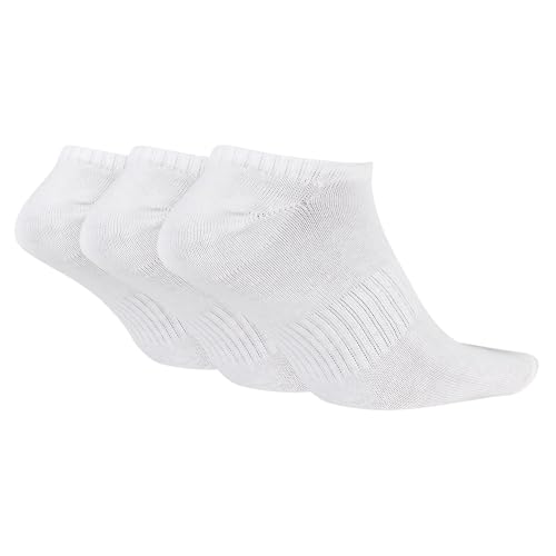 Nike Homme Nk Everyday Ltwt Ns 3pr Chaussettes, WHITE/BLACK, L EU