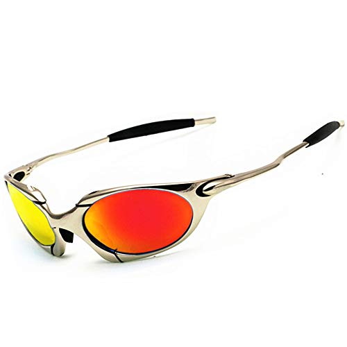 Jiggy Babe Top Sports Sunglasses UV400 Polarized Mirror Aluminum Metal Frame Riding Driving