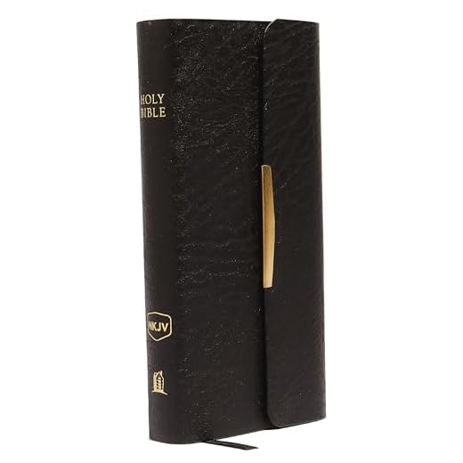 Nelson's Classic Companion NKJV Bible (Black Bonded Leather)