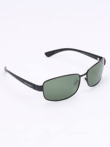 Image of Skechers Men Rectangular Black Polarization Sunglasses, large