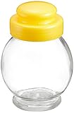 ガラス 保存ビン 地球型 イエロー(0.5L)