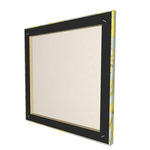 Impression toile fleurs jaunes haute définition 30cm