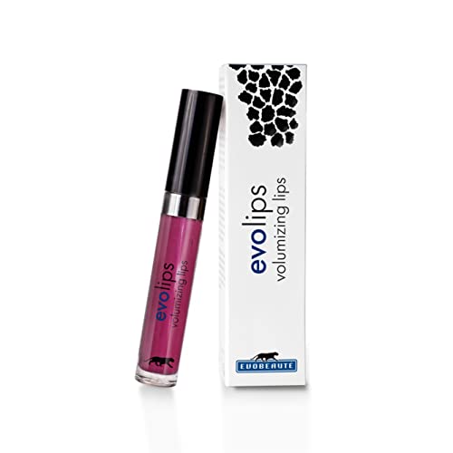 EVOBEAUTÉ evolips Volumizing Lips "sugar plum" 5 ml I Fluido para labios con efecto volumen, colorido I Gloss hidratante para cuidado de labios