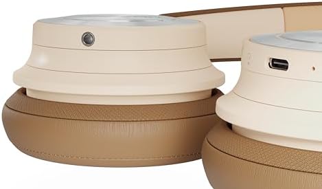 DALI IO-8 Over-The-Ear Wireless/Wired Hi-Fi Headphones with ANC, Bluetooth AptX & Patented SMC Driver Technology, 35 Hours Battery Life (Caramel White) - Thumbnail 3