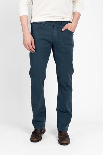 Jack Fit Brushed Blue Denim Sateen3