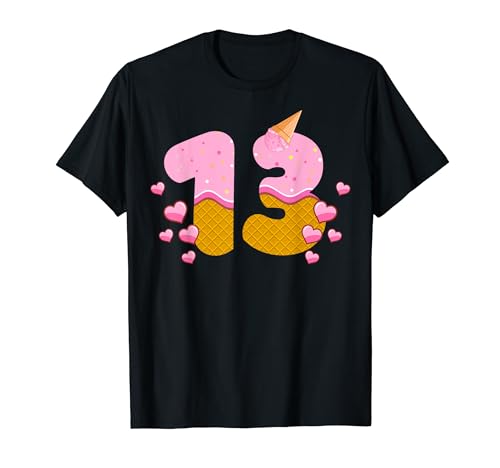 Helado - Niñas y Niños - 13 años - Cumplen Trece Camiseta