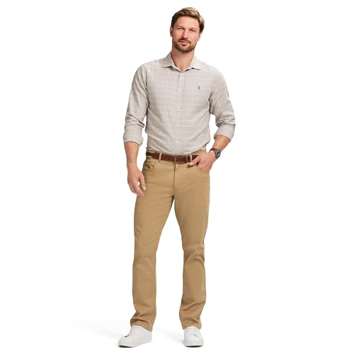 IZOD Men's 5 Pocket Sateen Pant4