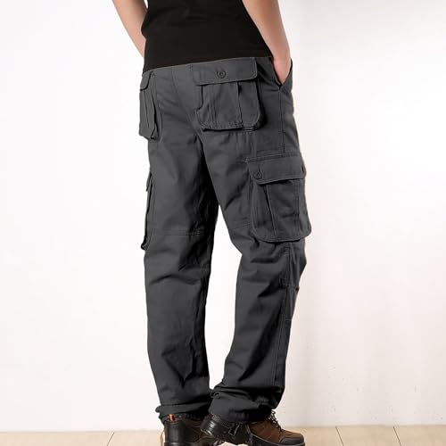 Mens Resort Wear 2025 Summer Cotton Pants Elastic Waist Lounge Pants Baggy Lightweight Comfy Trousers with Pockets3