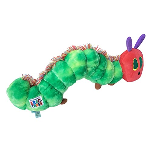 Raupe Nimmersatt Kuscheltier, 25cm Kleine Raupe Nimmersatt Plüschtier Baby Stofftier Spielzeug für Kinder Geburtstag und Weihnachten