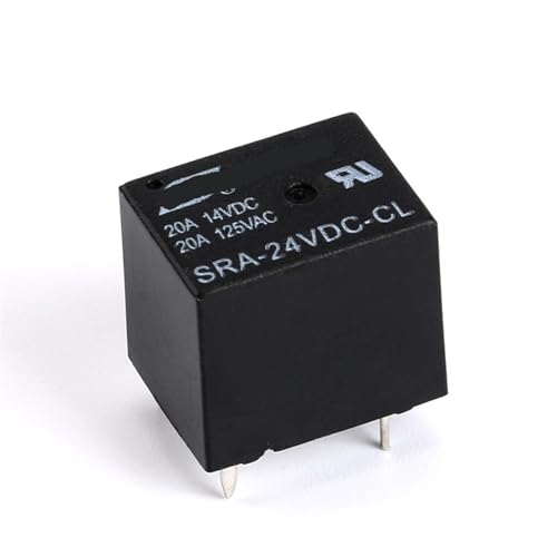 Relés de potencia SRA-24VDC-CL con capacidad de 20A para corte seguro de energía