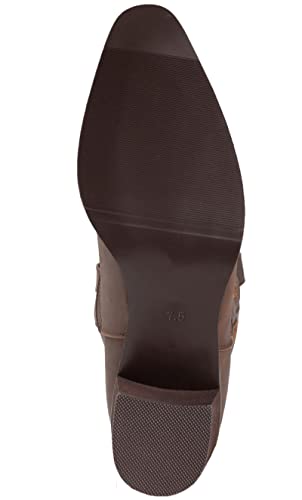 Image of IUV Cowboy Boots For Women Pointy Toe Women's Western Boots Cowgirl Boots Mid Calf Boots