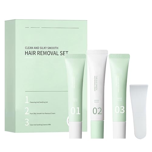 Hair Remover Set, Hair Remover Cream, Smooth Serum, Smooth Gel (1)