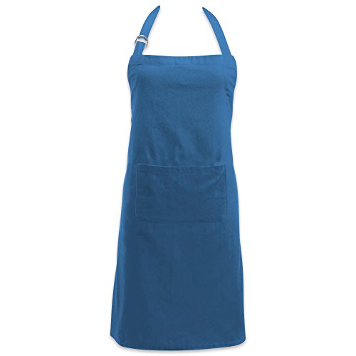 DII Cotton Adjustable Kitchen Chef Apron with Pocket and Extra Long Ties, 32