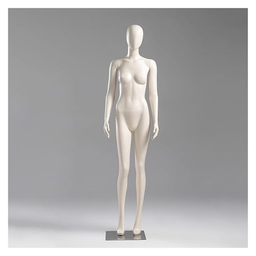 Maniquí Femenino de Cuerpo Entero   Maniquí de plástico Ligero sin Rostro para Ropa, Tiendas Online y decoración de Halloween (Estilo C)
