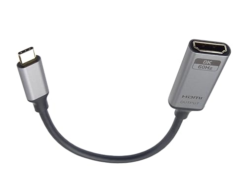 Adaptador USB-C a HDMI 8K PremiumCord de aluminio con cable de 20cm 5