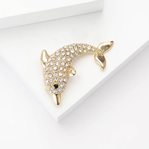 Image of women's animal brooch, rhinestone pearl cubic zirconia high-end temperament animal insect brooch clothing paired with jackets, pins, brooches suitable for women and girls