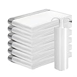 CNANRNANC Bolsas de almacenamiento, bolsas de almacenamiento transparentes de compresión al vacío, para chaquetas de plumón, edredones y ropa (40 x 60 cm)