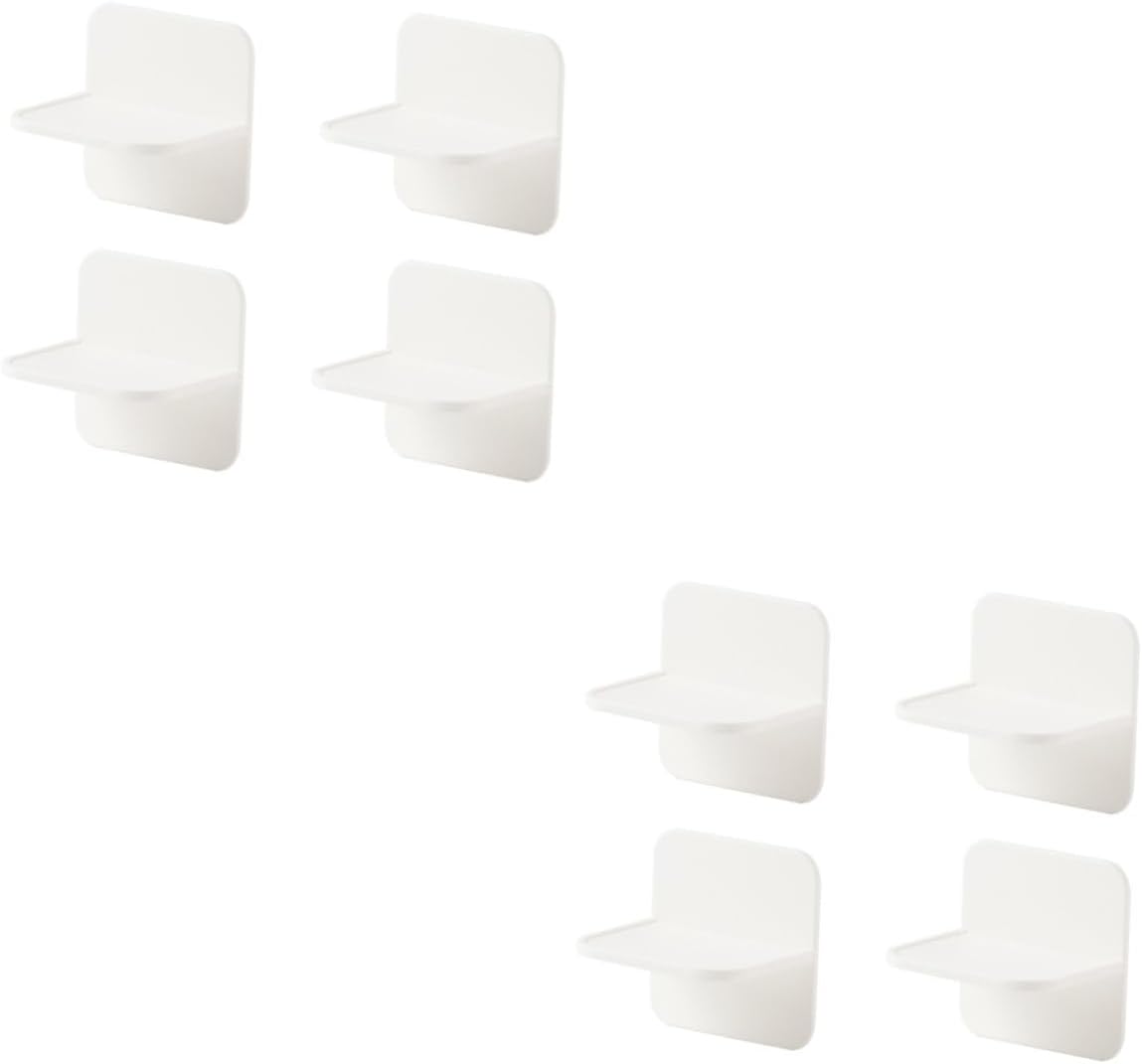 Lurrose 8pcs Multipurpose Cabinet Fixer Traceless Stabilizer for Home Prevents Tipping Shaking for Shelving Desktops and Furniture Easy Installation and High Reliability