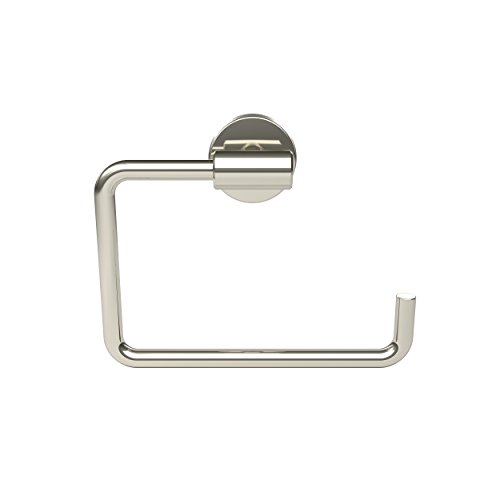 Image of Amerock Arrondi 5 inch Polished Stainless Steel Towel Ring