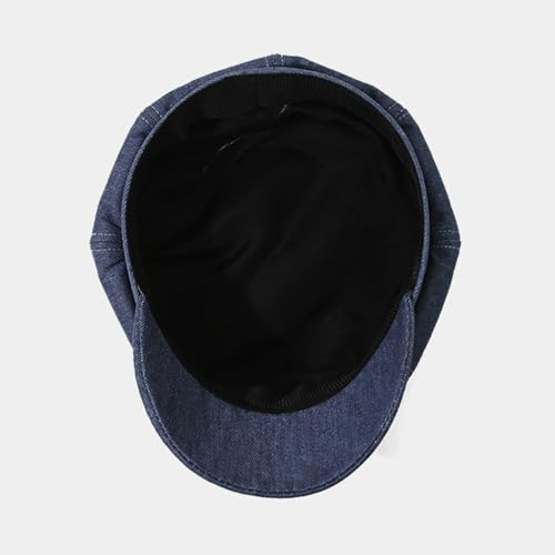 Boina de mezclilla para mujer tipo aviador invierno miniatura 6