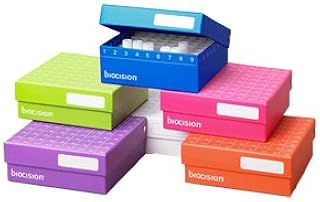 Hinged CryoBox, Green, 5pk