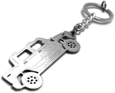 Keychain With Ring Suitable for For Hummer H2 SUT Car Enthusiasts Steel Key Pendant Chain Automobile Gift Car Design Accessories Laser Cut