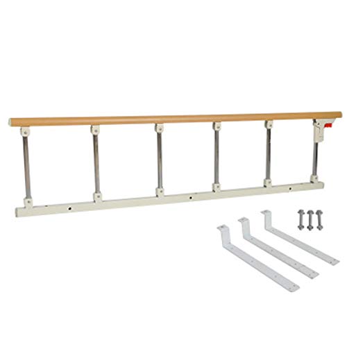 GFHOOZ Protector Lateral para Personas Mayores, Parachoques, barandilla de Cama portátil y Plegable para Adultos, asa de Asistencia, barandilla de Cama para discapacitados, Bar