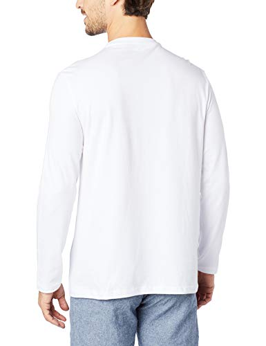Camiseta Básica Masculina Manga Longa World Branco M