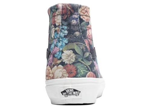 Vans Vans Unisex Sk8-hi Skate Shoe, Moody Floral Grey White, 13 US Women