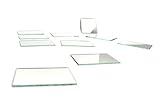 EISCO 10 Pack Glass Plane Mirrors - Unmounted - 3'x2' approximate Size