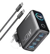 Anker 140W USB C Ladegerät, Laptop Ladegerät, 4-Port Multi-Geräte Schnellladeleistung, Fortschrit...